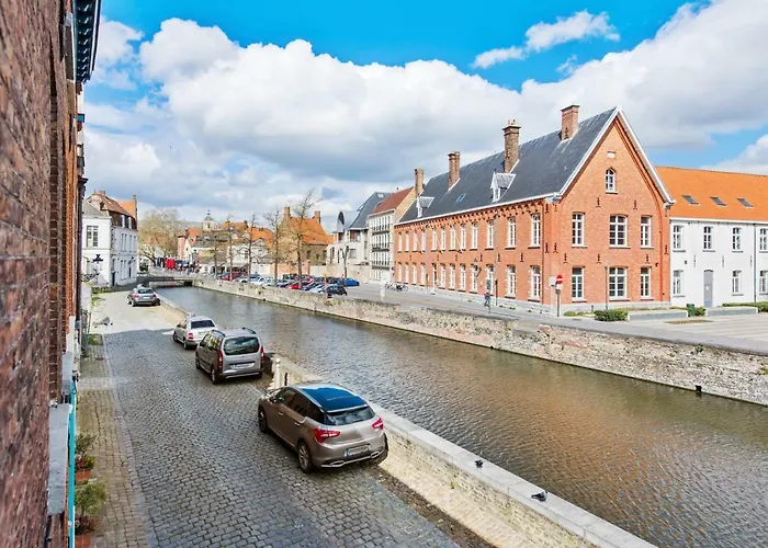 Charming Place Along The Canals In Bruges