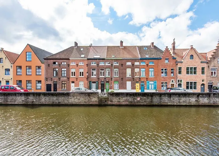 Charming Place Along The Canals In Bruges